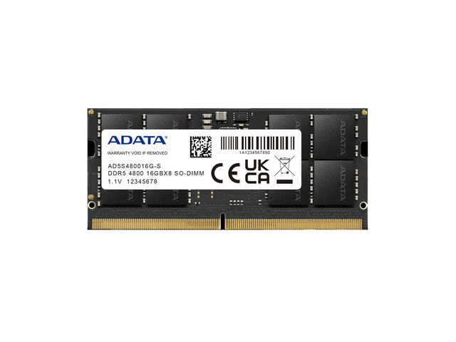 ADATA 16GB DDR5-4800 CL40 SO-DIMM (AD5S480016G-S)