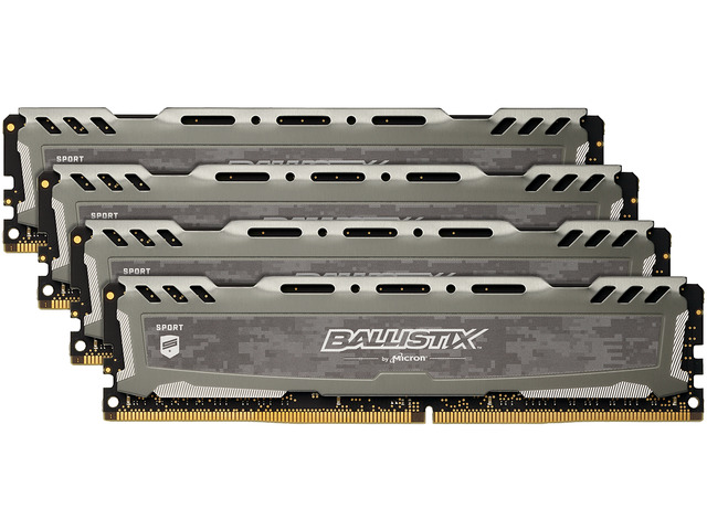 Ballistix Sport LT 32GB (4x8GB) DDR4-2400 CL16