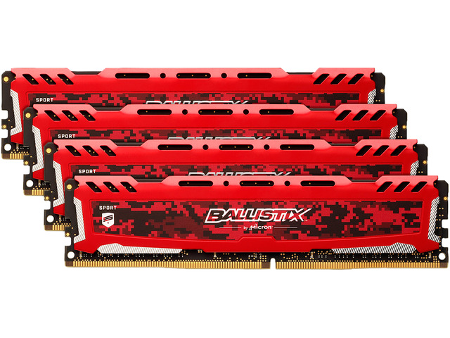Ballistix Sport LT 32GB (4x8GB) DDR4-2666 CL16