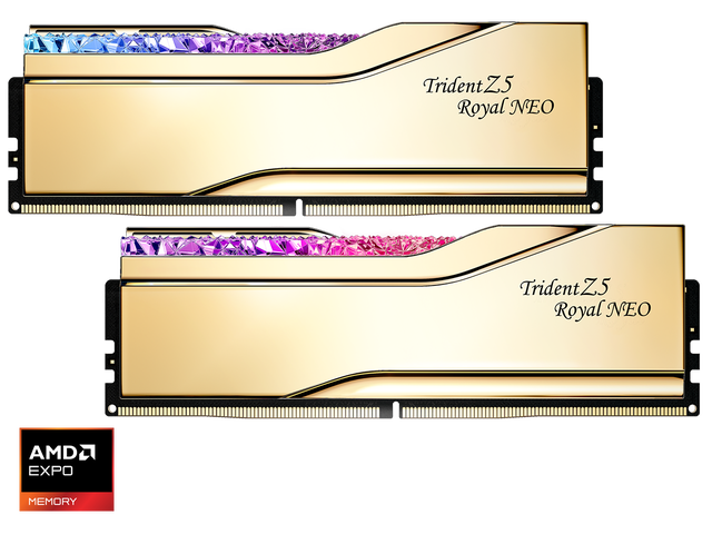 G.SKILL Trident Z5 Royal 48GB (2x24GB) DDR5-6000 CL26 Gold