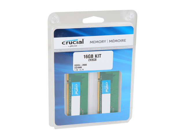 Crucial 16GB (2x8GB) DDR4-2666 CL19 (CT2K8G4DFRA266), picture 2