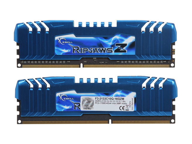 G.SKILL Ripjaws Z 16GB (4x4GB) DDR3-2133 CL10, picture 2