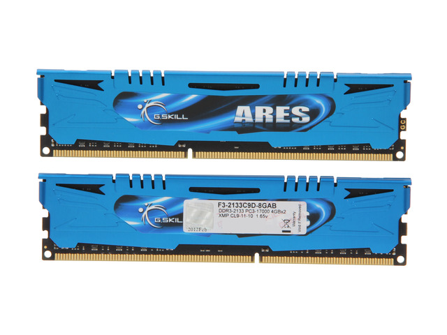 G.SKILL Ares 8GB (2x4GB) DDR3-2133 CL9, picture 2