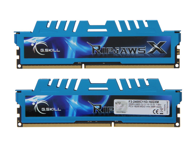G.SKILL Ripjaws X 16GB (2x8GB) DDR3-2400 CL11, picture 2