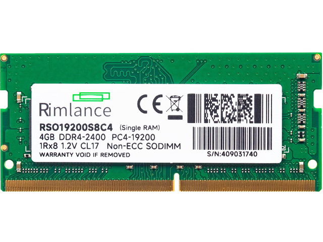 RIMLANCE 1.2V 4GB DDR4-2400 SO-DIMM, picture 2