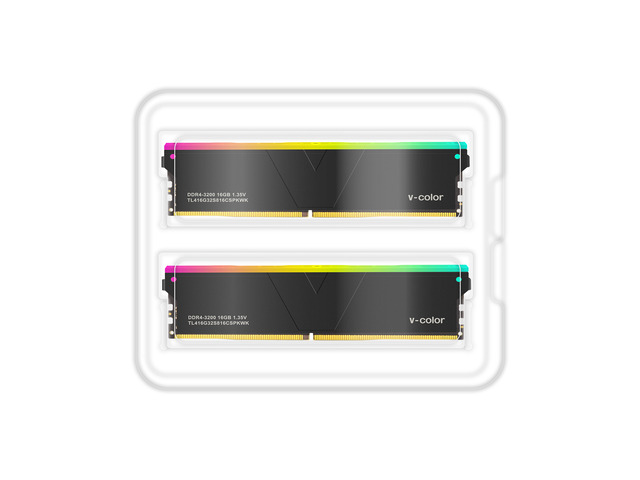 V-color 16GB (2x8GB) DDR4-3200 CL22 (TL408G32S822DSPKWK), picture 2