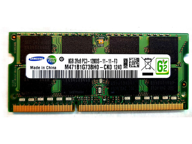 Samsung 8GB DDR3-1600 CL11 SO-DIMM (M471B1G73BH0-CK0)