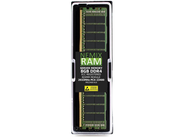 NEMIX 8GB DDR4-2933 CL21 ECC RDIMM (MR23400-818K1-SM-SYS-2029U-TN24R4T)