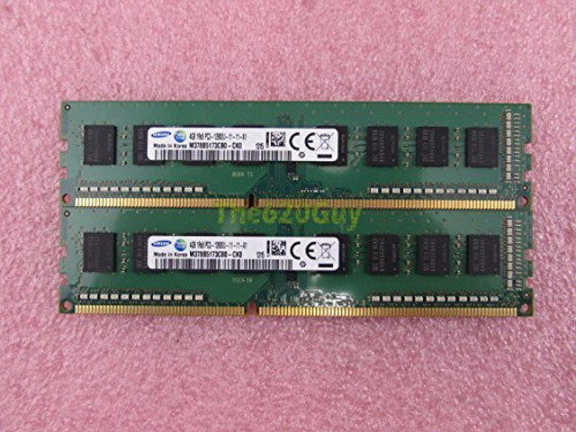Samsung 8GB (2x4GB) DDR3-1600 (RNAB00L8F9U5C)