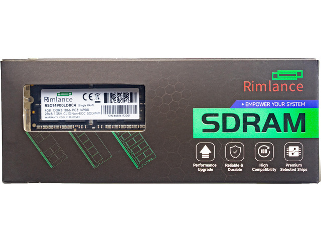 RIMLANCE 1.35V 4GB DDR3-1866 2Rx8 SO-DIMM
