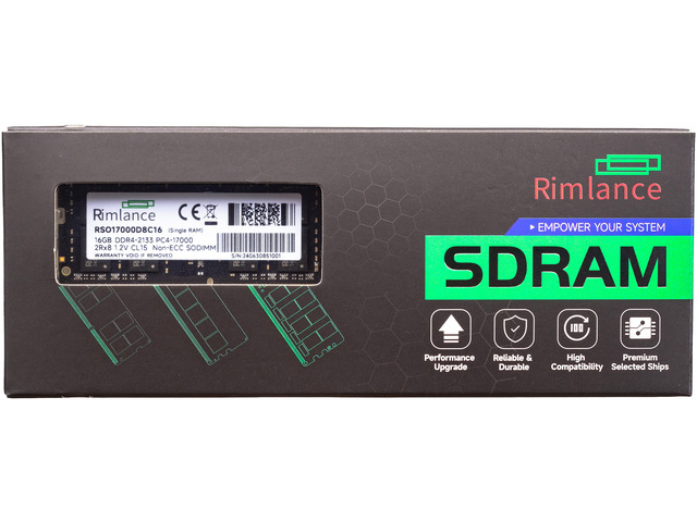 RIMLANCE 1.2V 16GB DDR4-2133 SO-DIMM