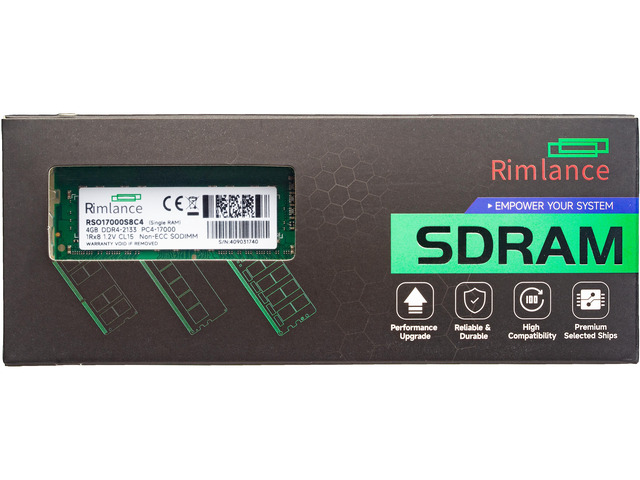 RIMLANCE 1.2V 4GB DDR4-2133 SO-DIMM