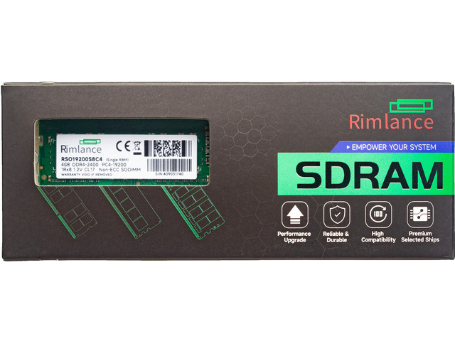 RIMLANCE 1.2V 4GB DDR4-2400 SO-DIMM