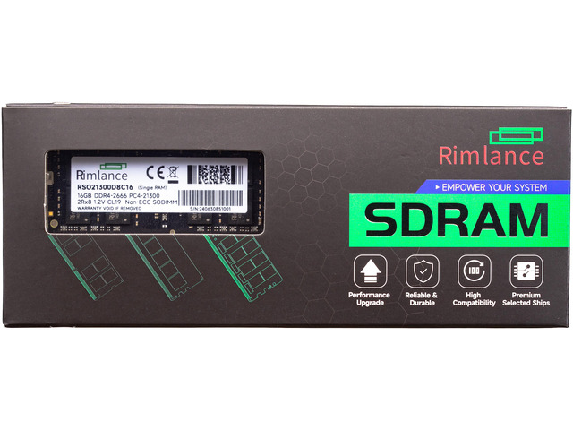 RIMLANCE 1.2V 16GB DDR4-2666 SO-DIMM