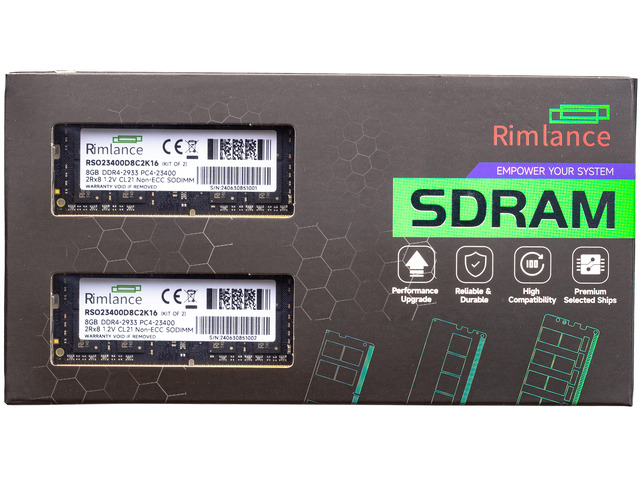 RIMLANCE 1.2V 16GB (2x8GB) DDR4-2933 CL21 SO-DIMM