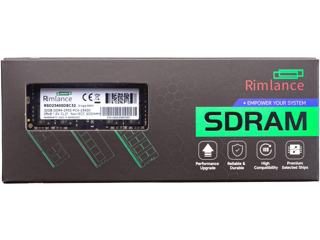 RIMLANCE 1.2V 32GB DDR4-2933 SO-DIMM