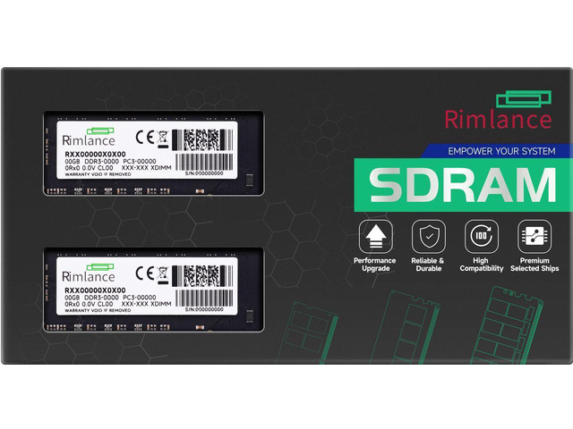 RIMLANCE 1.35V 8GB (2x4GB) DDR3-1333 CL9 1Rx8