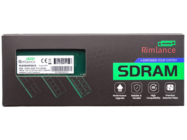 RIMLANCE 1.2V 8GB DDR4-2666 CL22
