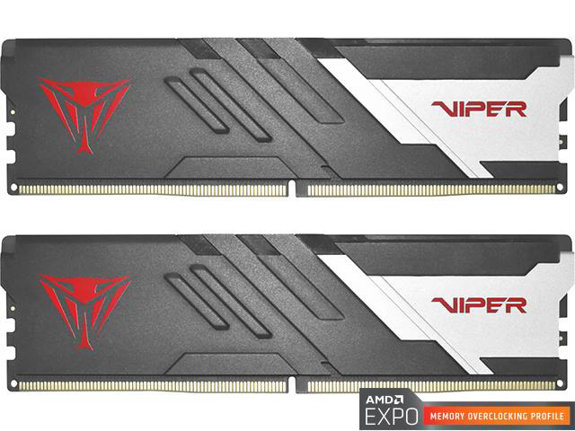 Patriot VIPER VENOM 32GB (2x16GB) DDR5-6000 CL30 EXPO Matte Black